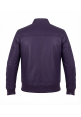 Purple Bomber Leather Jacket for Men