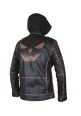 Boy's The Killing Suicide Squad Comic Villain Slim Fit Hooded Leather Jacket