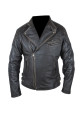 Men's Ride Skull Leather Motorcycle Jacket