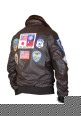 Men's Top Gun Pete Maverick Tom Cruise Flight Brown Jacket