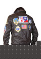 Men's Top Gun Pete Maverick Tom Cruise Flight Brown Jacket