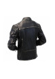 Mens Motorcycle Distressed Black Real Leather Jacket