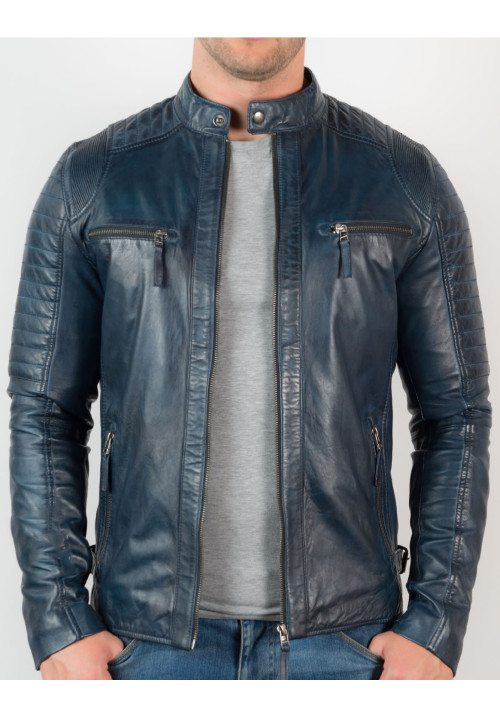 Men's New Fashion Leather Jacket 108
