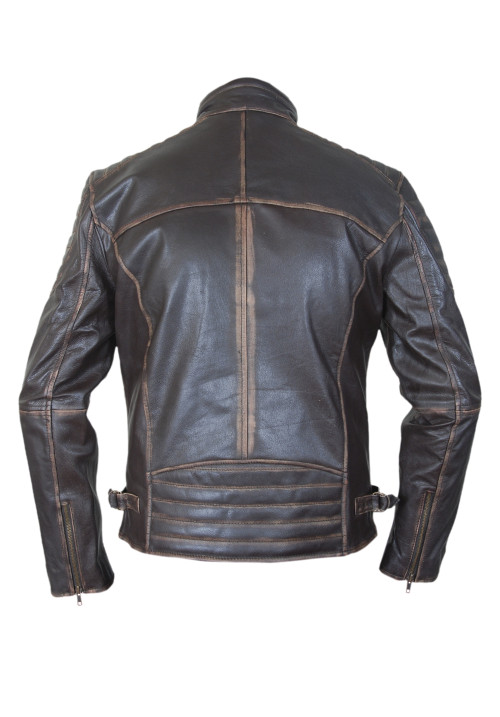 Men's Fashion Rub Buff Jacket