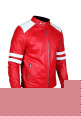 Fight Club Brad Pitt Tyler Durden Kids Red Leather Jacket