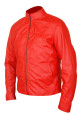 Faux Leather Red Jacket for Kids