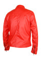Faux Leather Red Jacket for Kids
