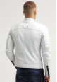 Boy's White Leather Jacket Men