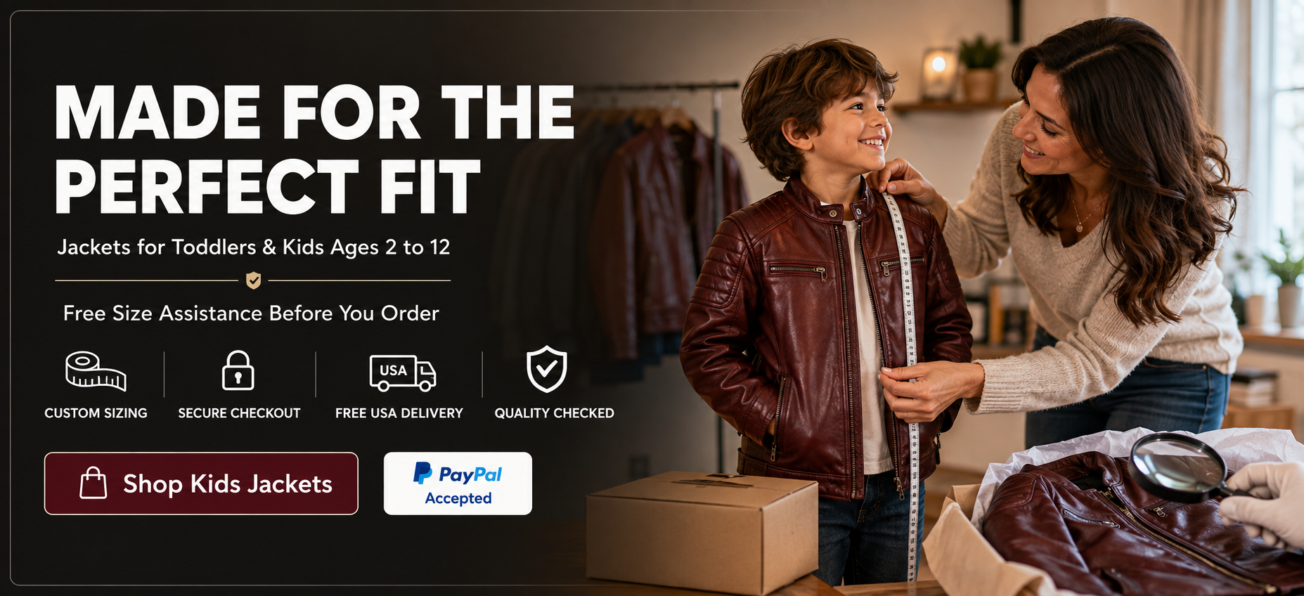 Mens and Kids Leather Jackets Collection - Superhero & Movie Style Outerwear