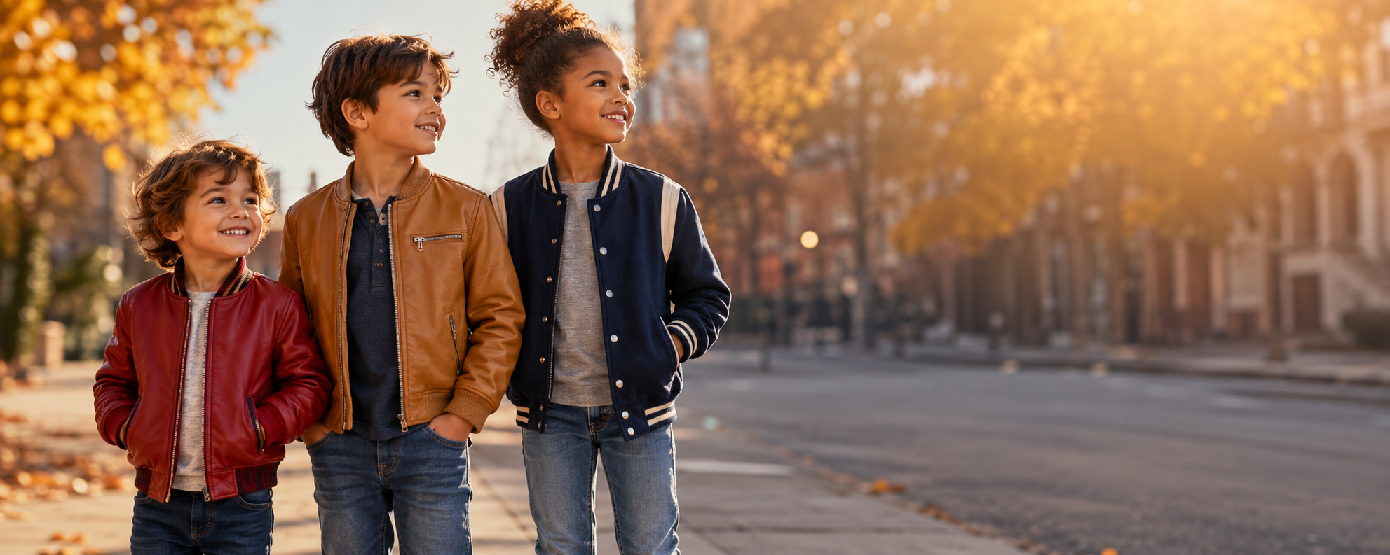 Mens and Kids Leather Jackets Collection - Superhero & Movie Style Outerwear
