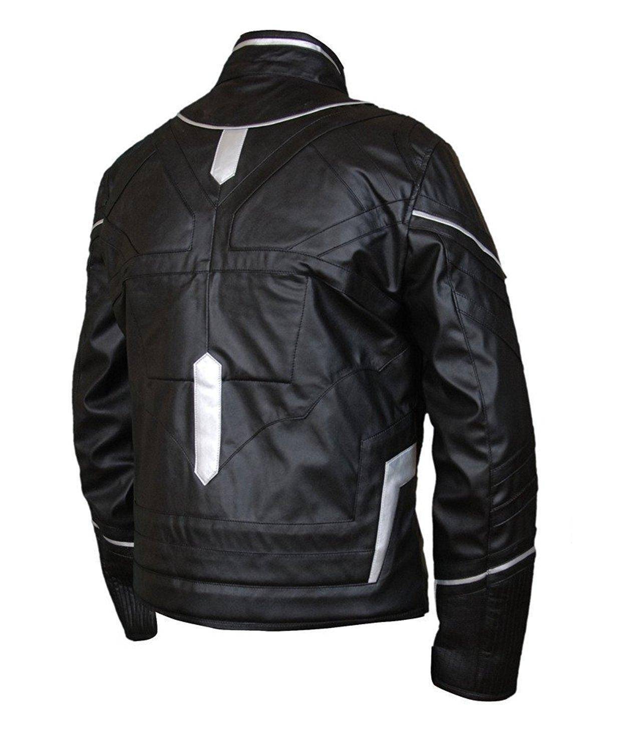 Kids jacket - Endgame - Black Panther Jacket — detailed close-up view showing craftsmanship and hardware