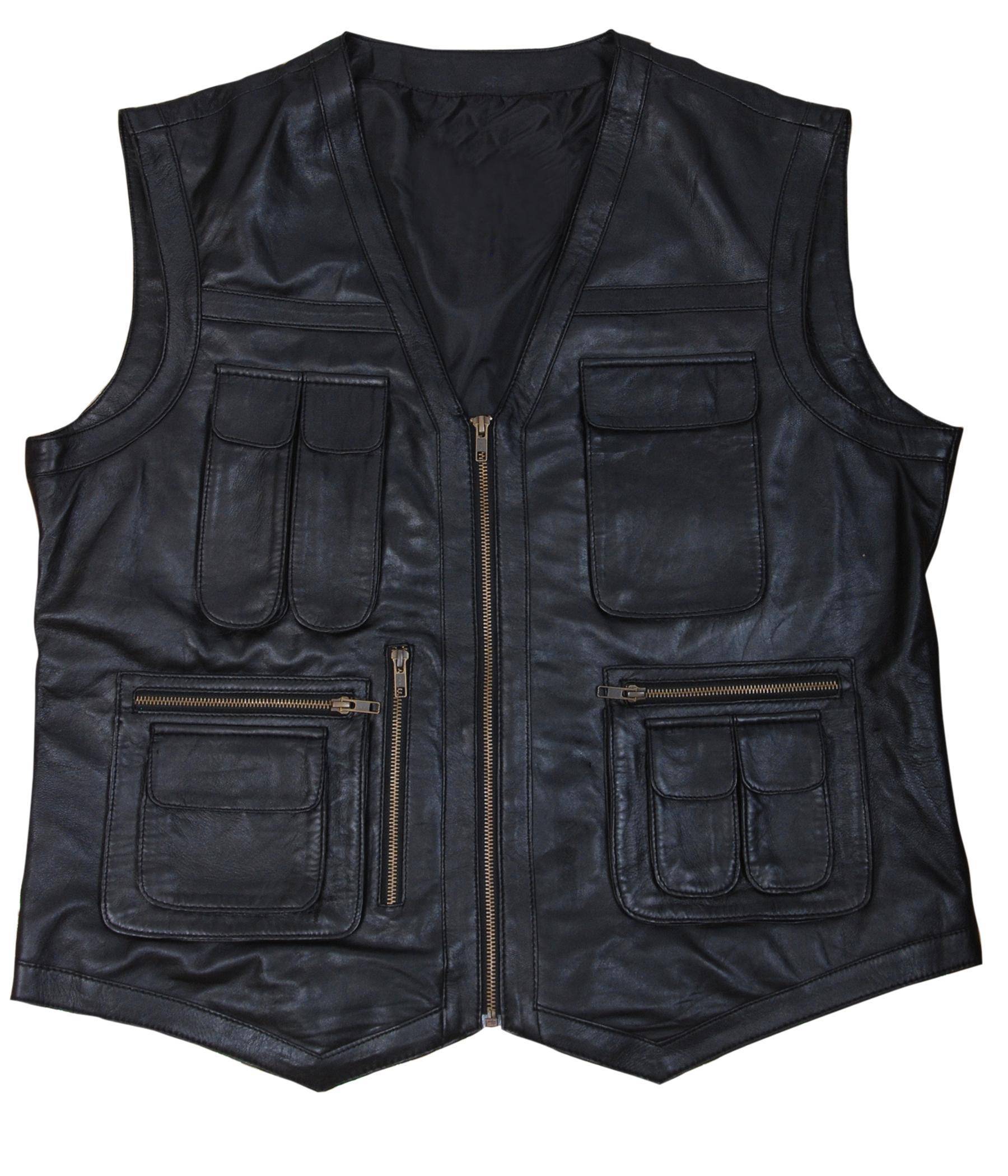 Chris Pratt Jurassic World Vest — back view with adjustable straps