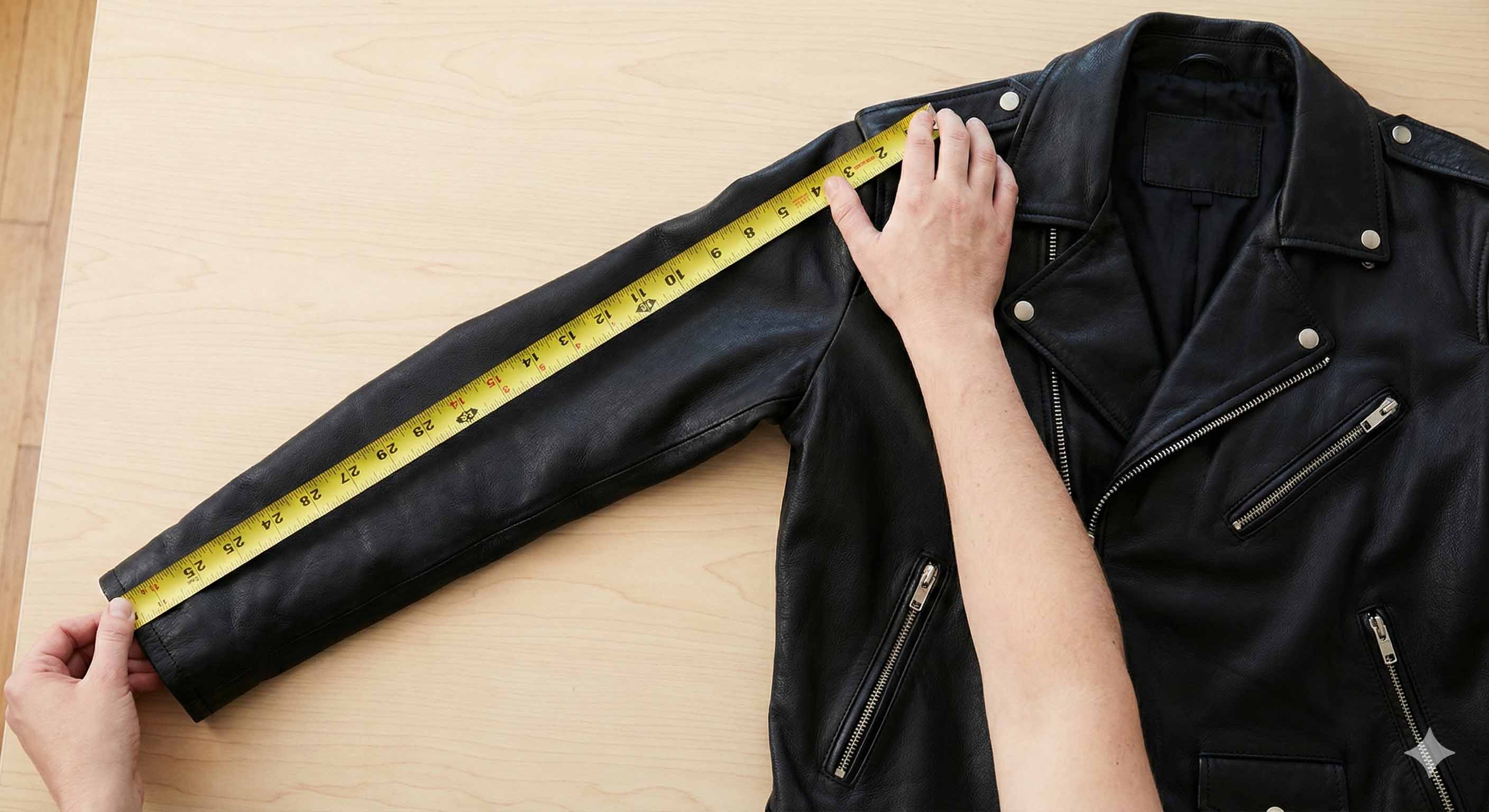 How to measure sleeve length for jacket size guide