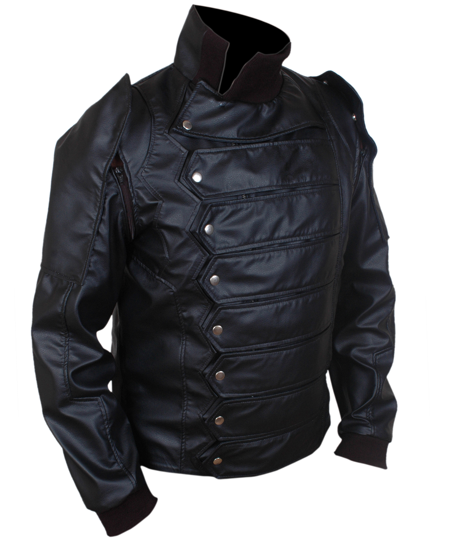 Kids Avengers - Infinity War - Bucky Barnes Jacket back view showing tactical styling