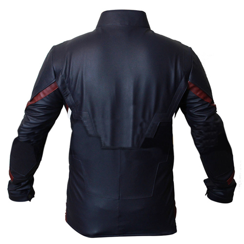 Captain America Jacket For Kids — back view with fitted silhouette and detailing