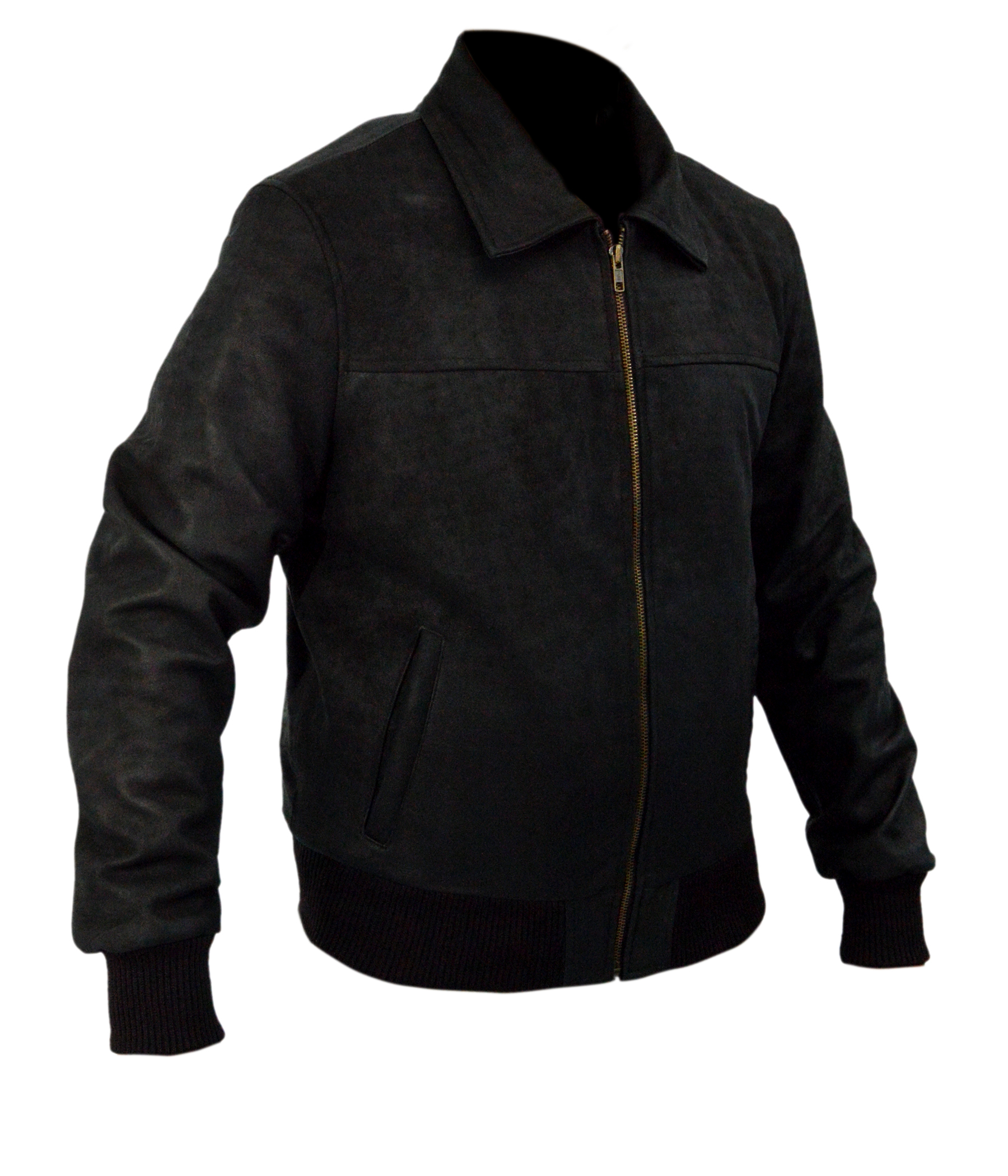A Good Day to Die Hard Movie Jai Courtney Leather Jacket — detail / alternate view 1