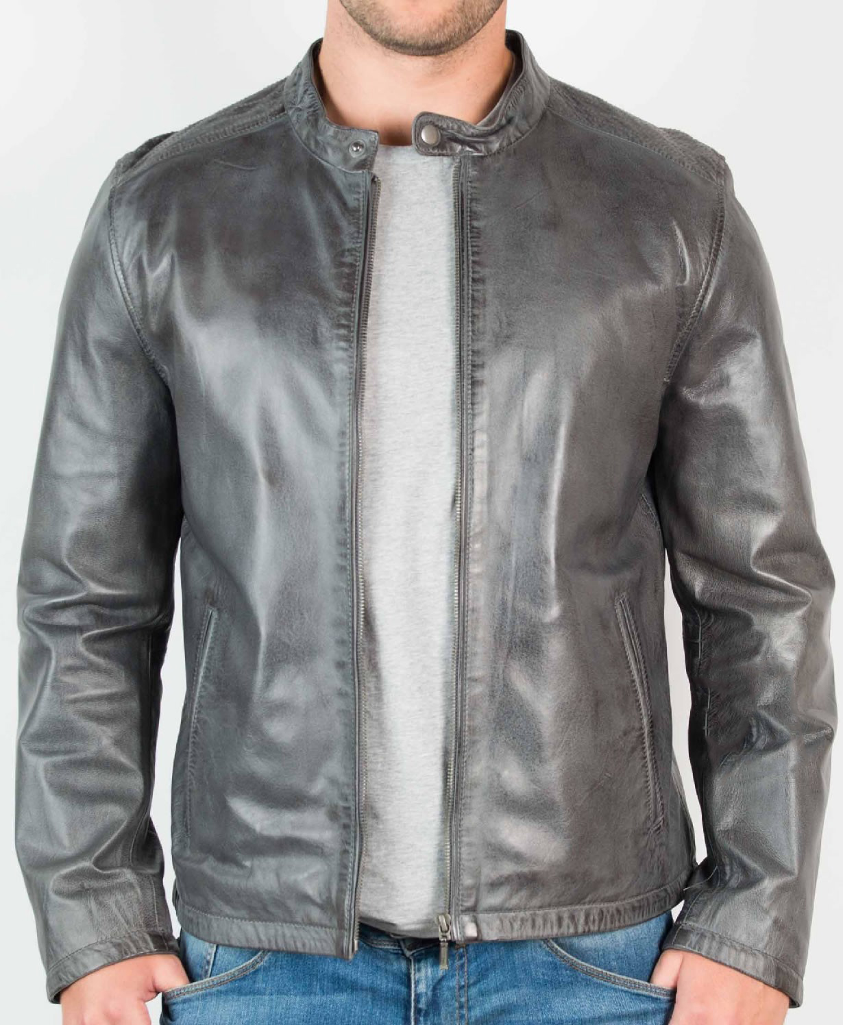 New Fashion Jacket 109 — alternate angle showcasing the tailored fit and sleek silhouette