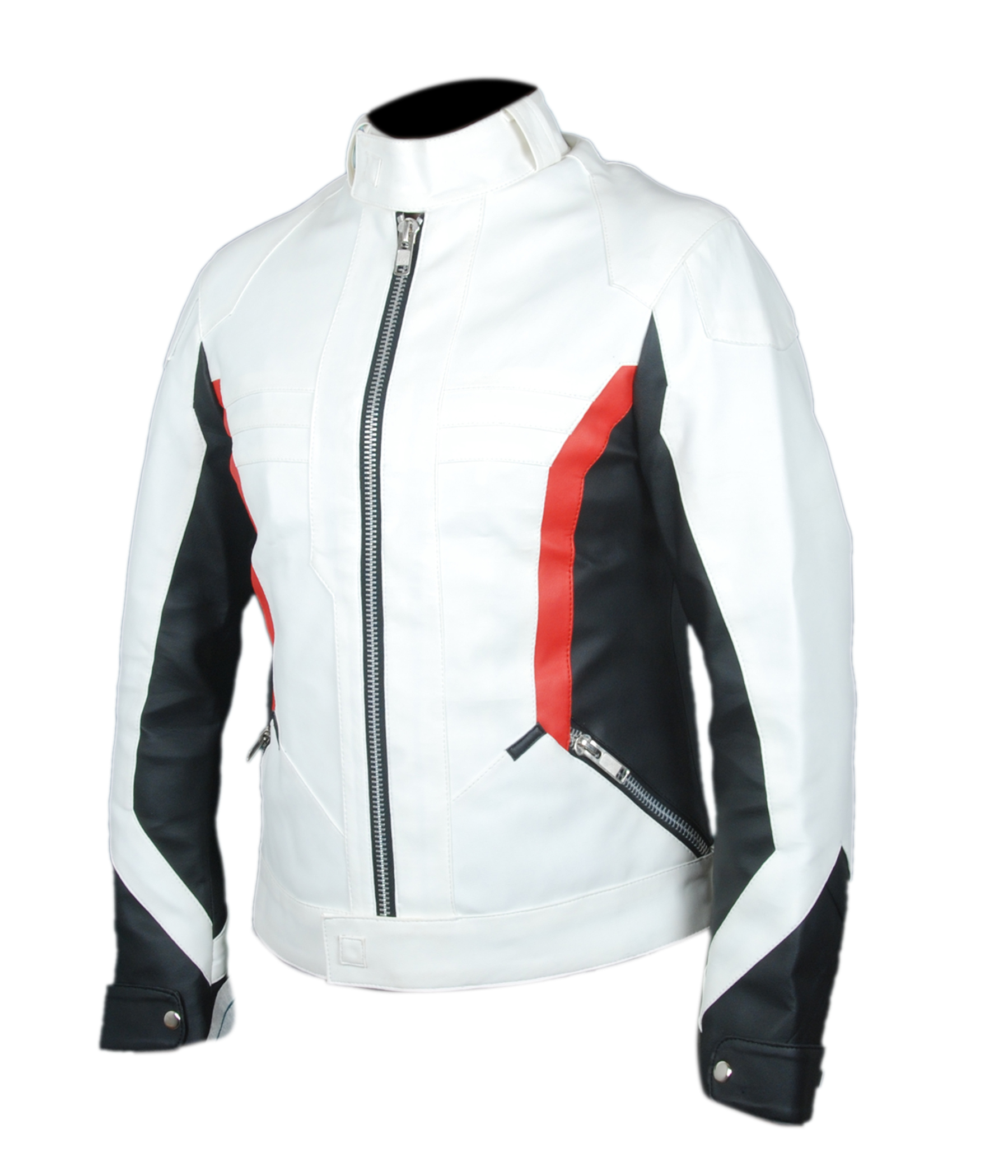 76-White — final detail view of the jacket's overall silhouette