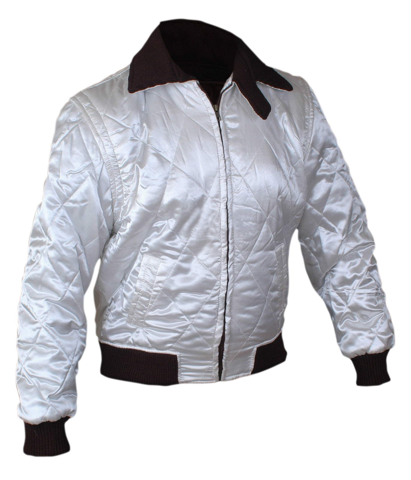 Drive Jacket - Scorpion Drive Varsity Jacket side profile showing modern cut