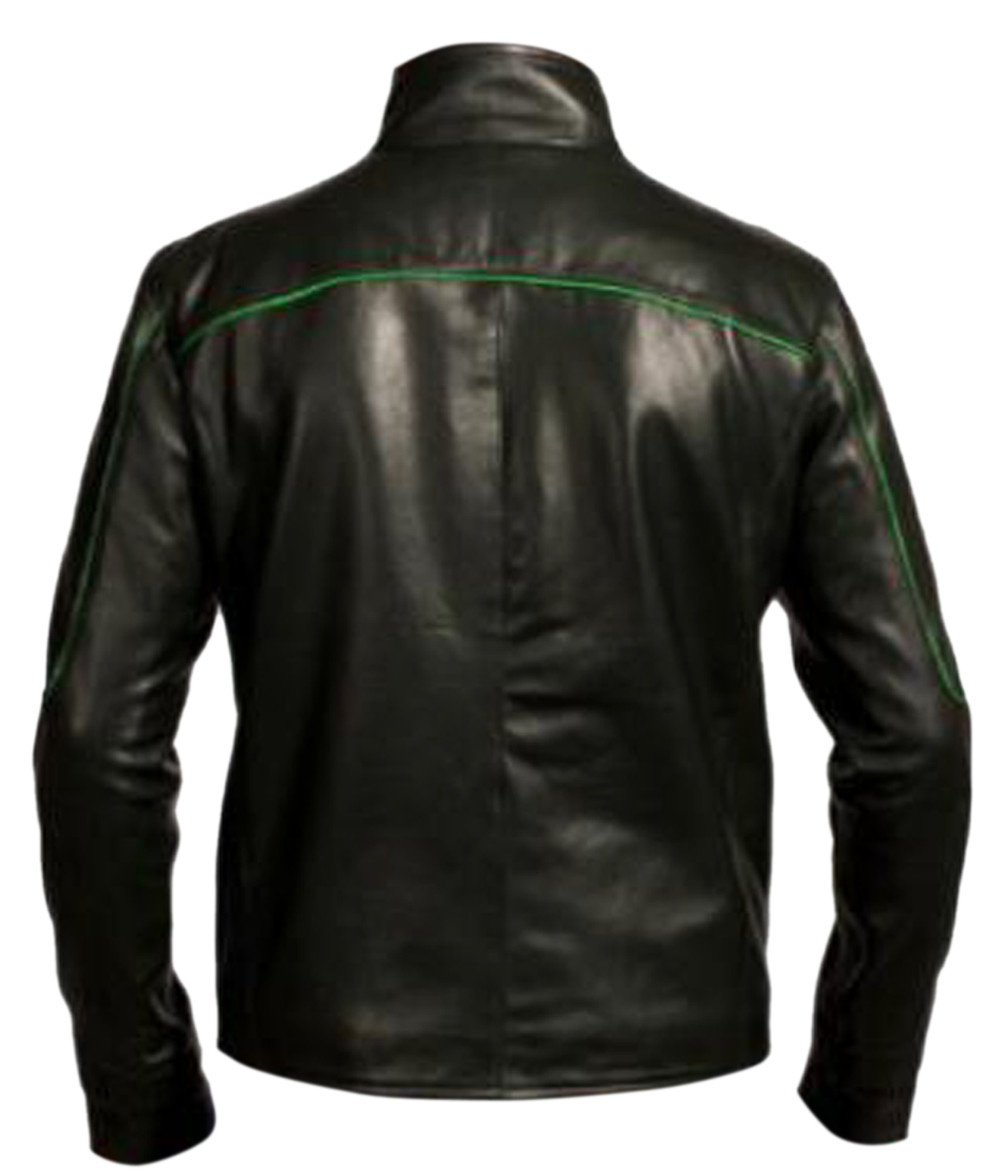 Green-Lantern jacket — detail view showing texture and stitching