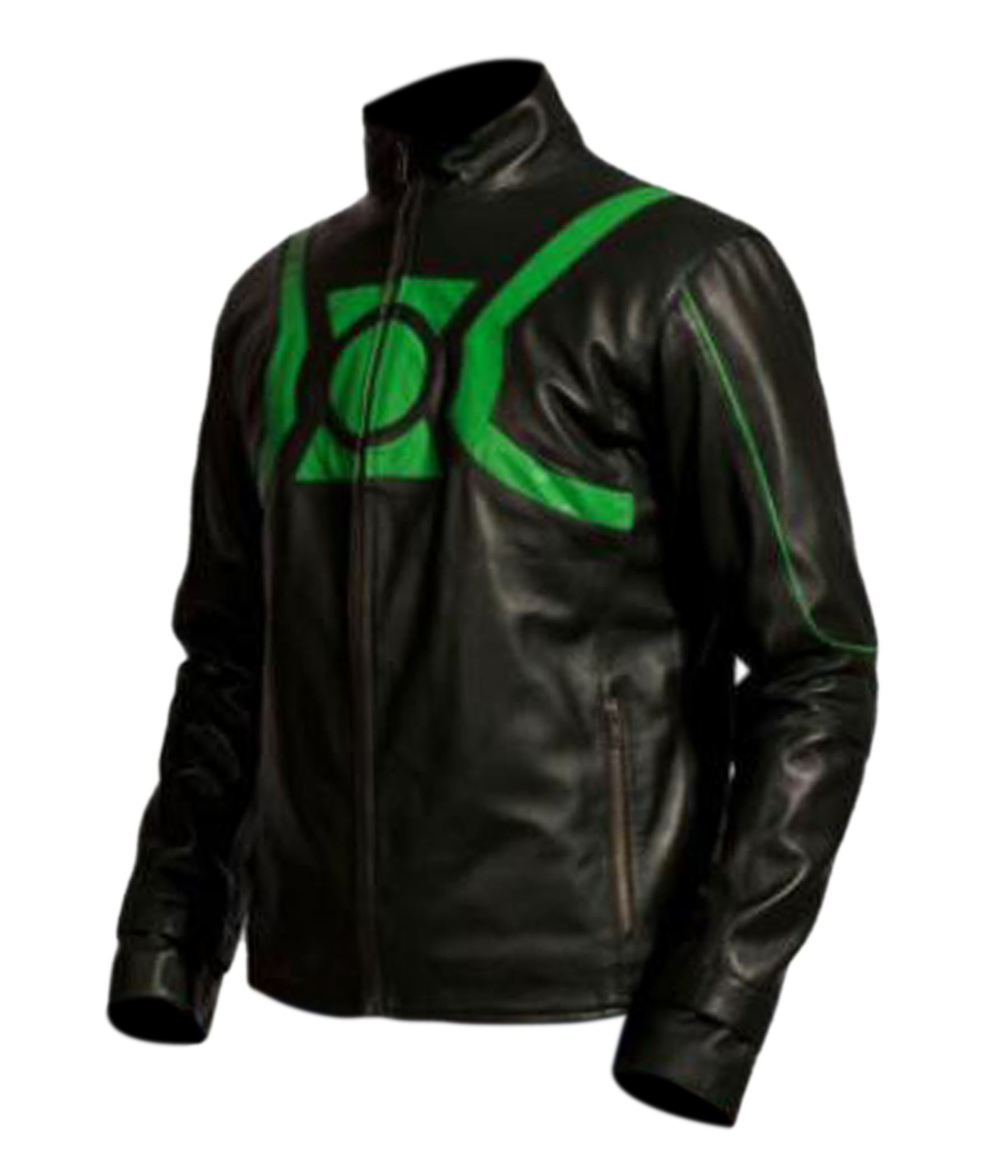 Green-Lantern jacket — alternate view showing back detail