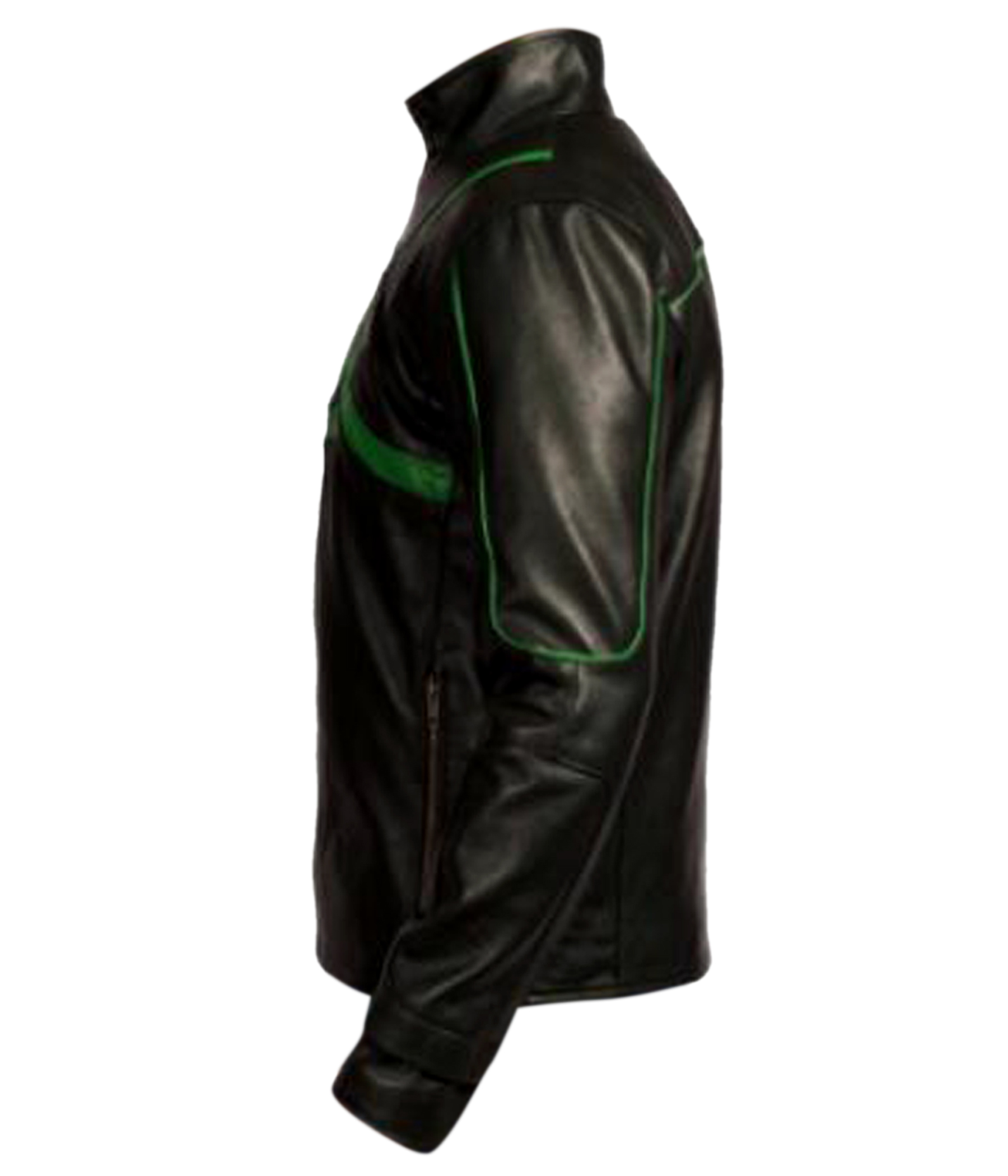 Green-Lantern jacket — side view showing fit and details