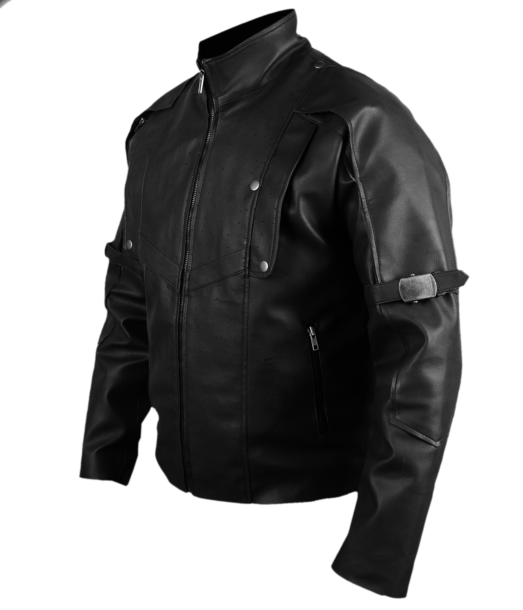 Guardian-Black jacket alternate view showing back panel