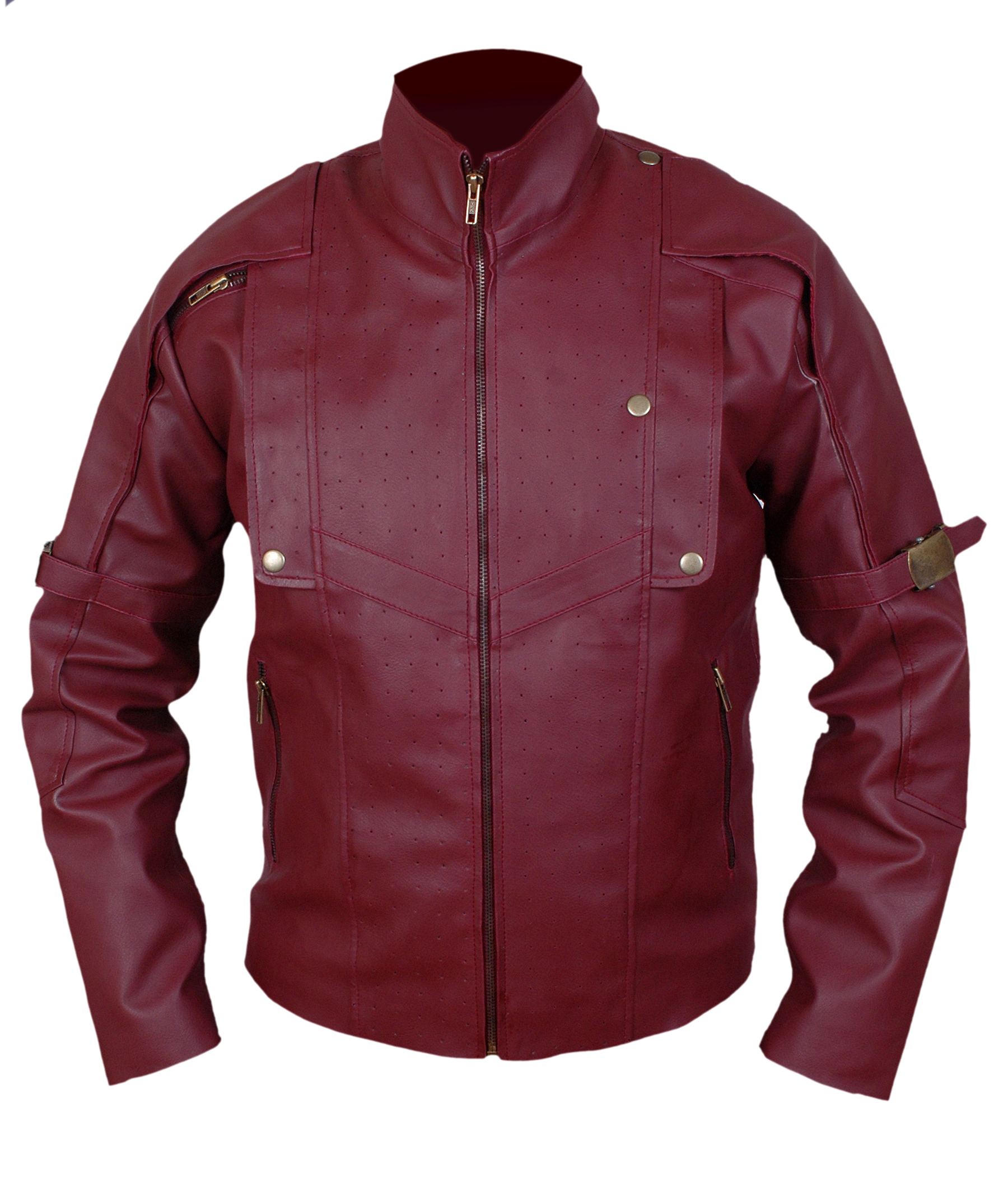 Guardian-Faux faux leather jacket – main product photo showing front view