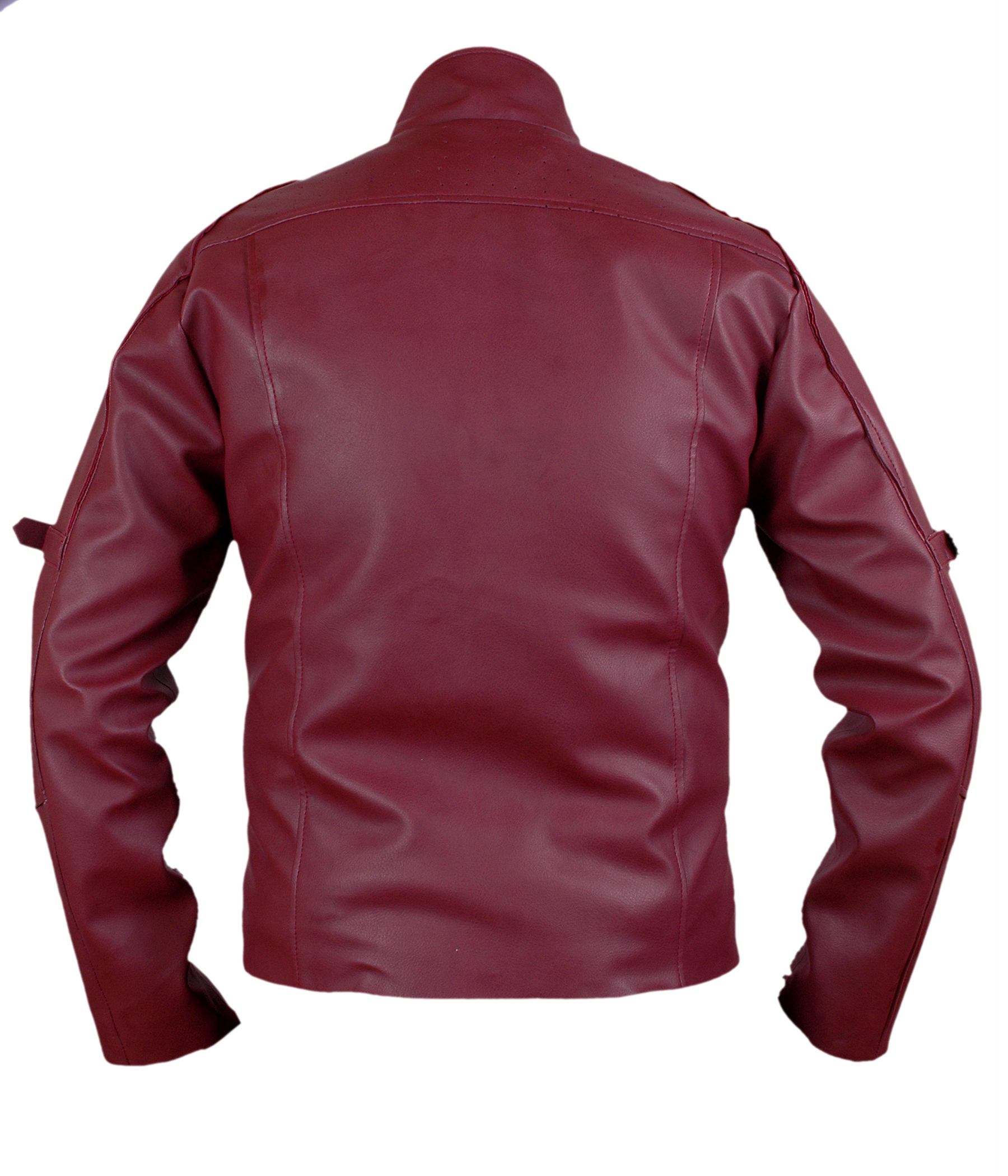 Guardian-Faux jacket – detail view showing zipper and pocket