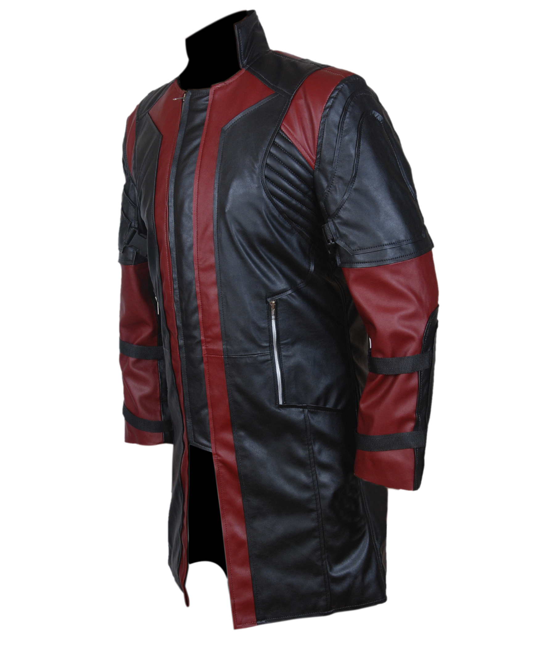 Hawk-Eye-Coat — sleeve cuff and stitching detail