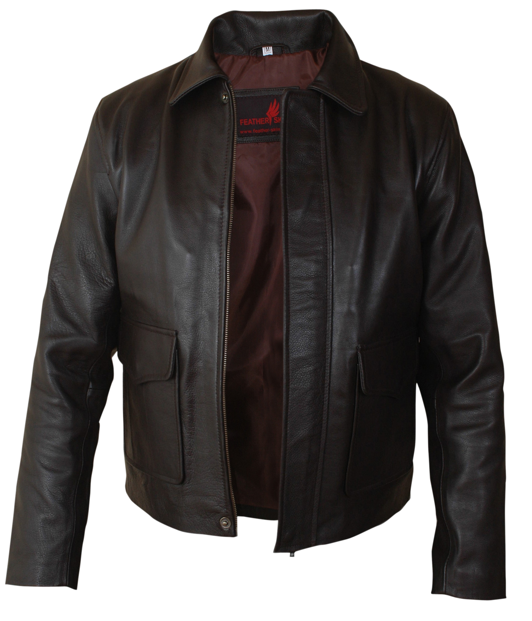 Indiana-Jones leather jacket — main product photo showing front view