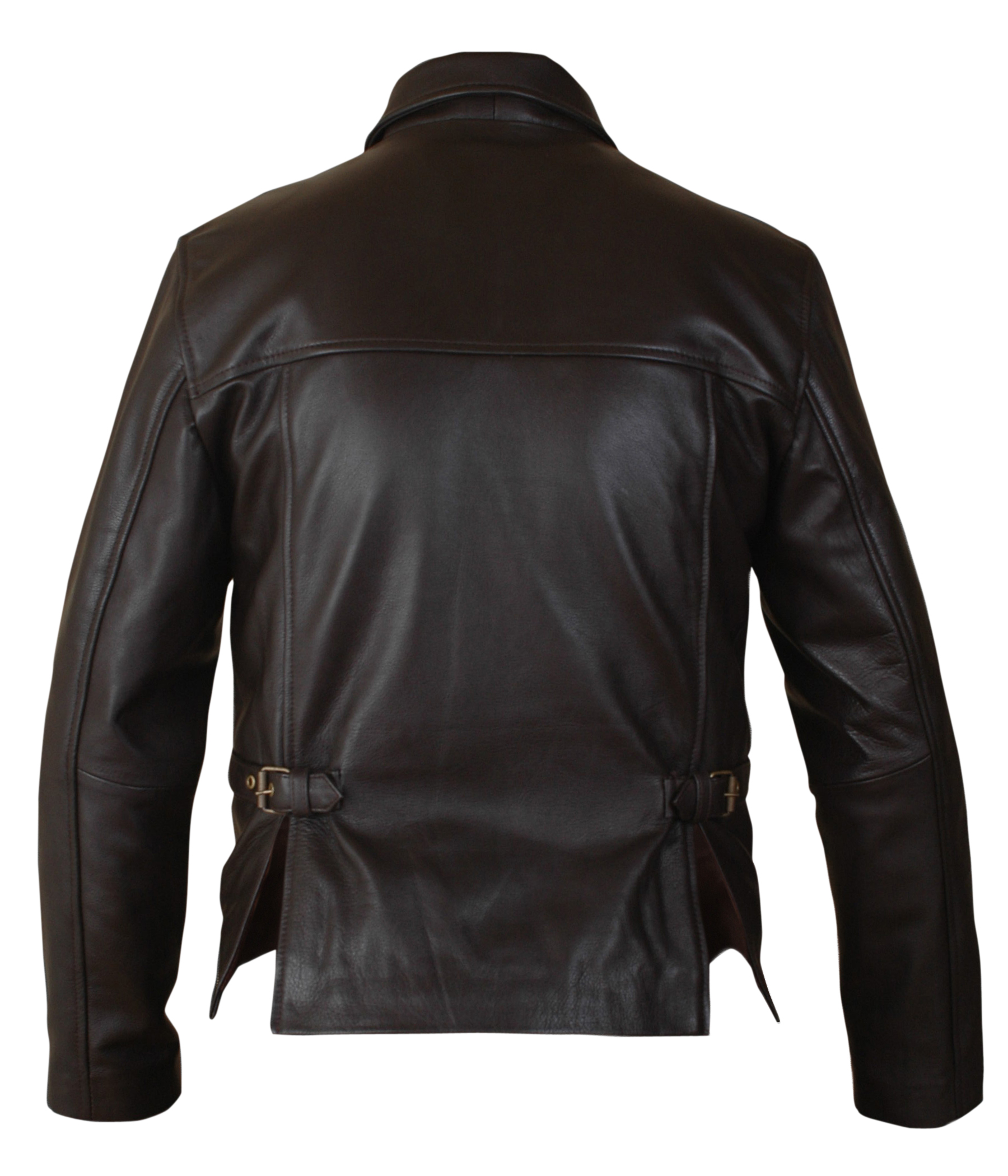 Indiana-Jones jacket — detail view showing side and zipper