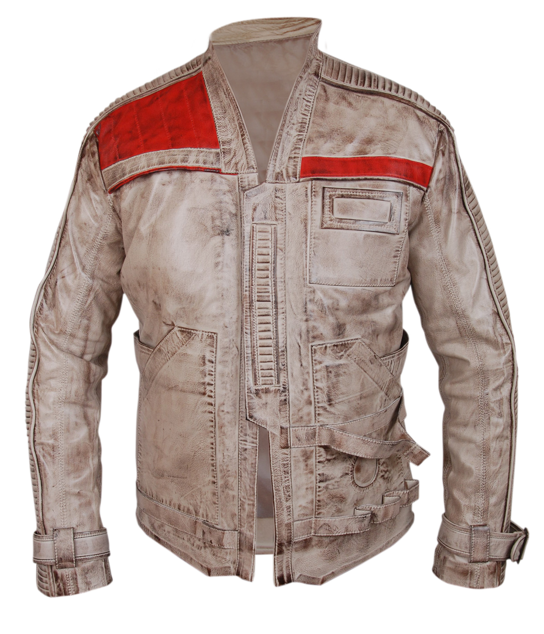 John-Boyega-Waxed jacket main product photo showcasing front view with waxed finish