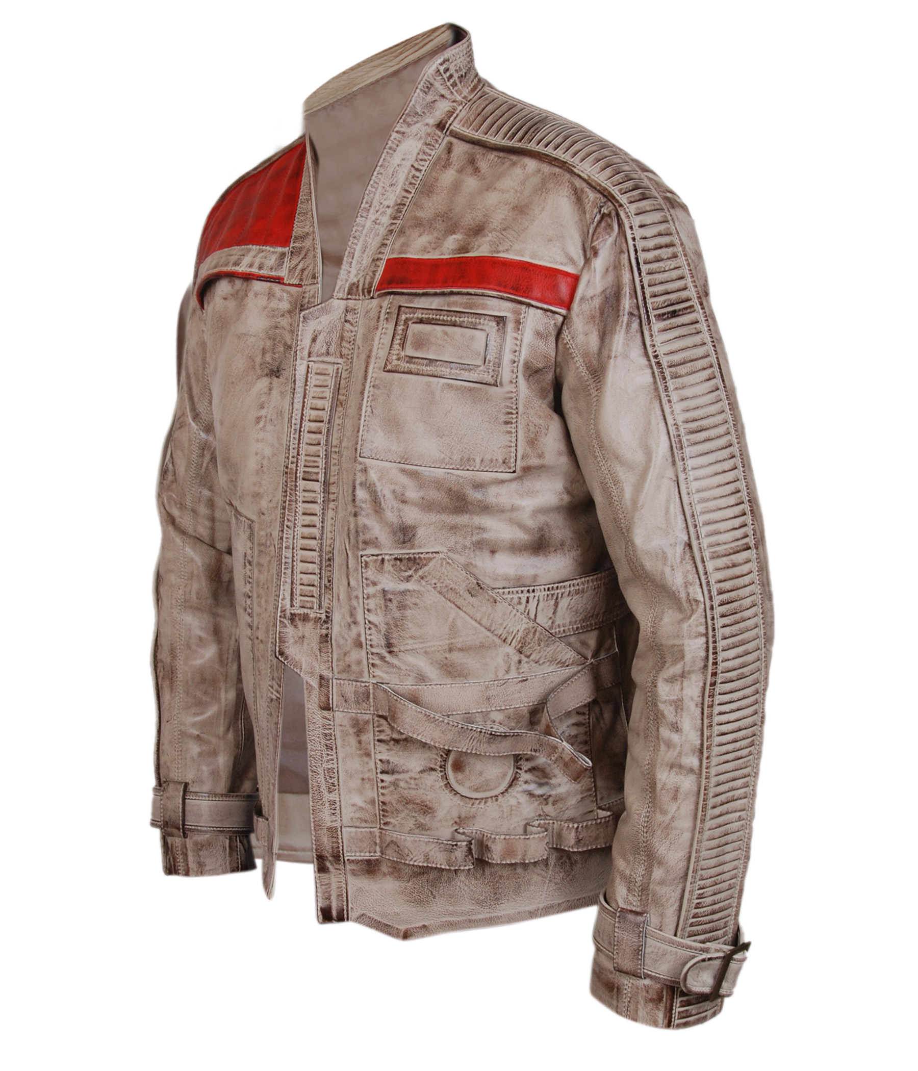 John-Boyega-Waxed jacket alternate view showing side profile and fit
