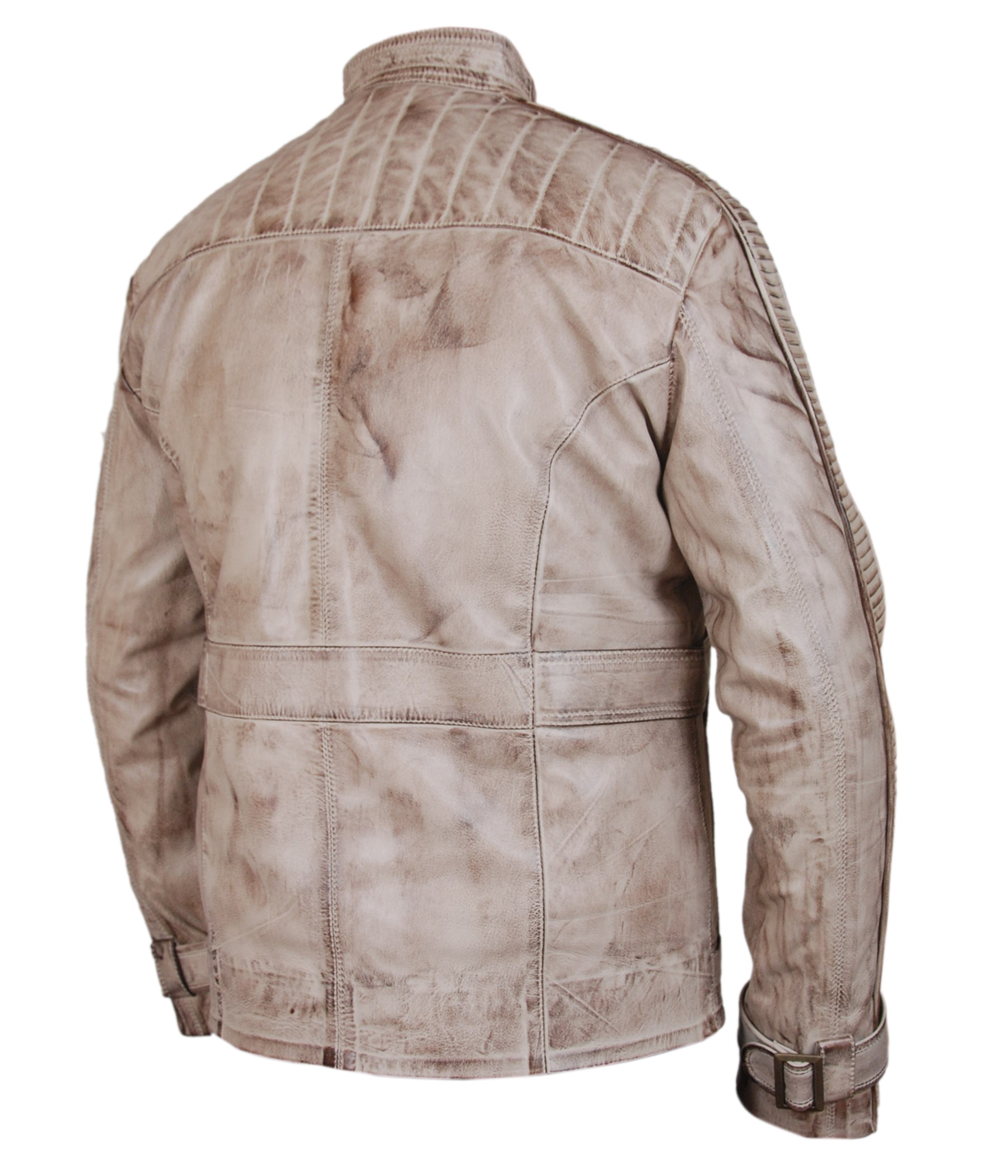 John-Boyega-Waxed jacket back view showing clean lines and fit