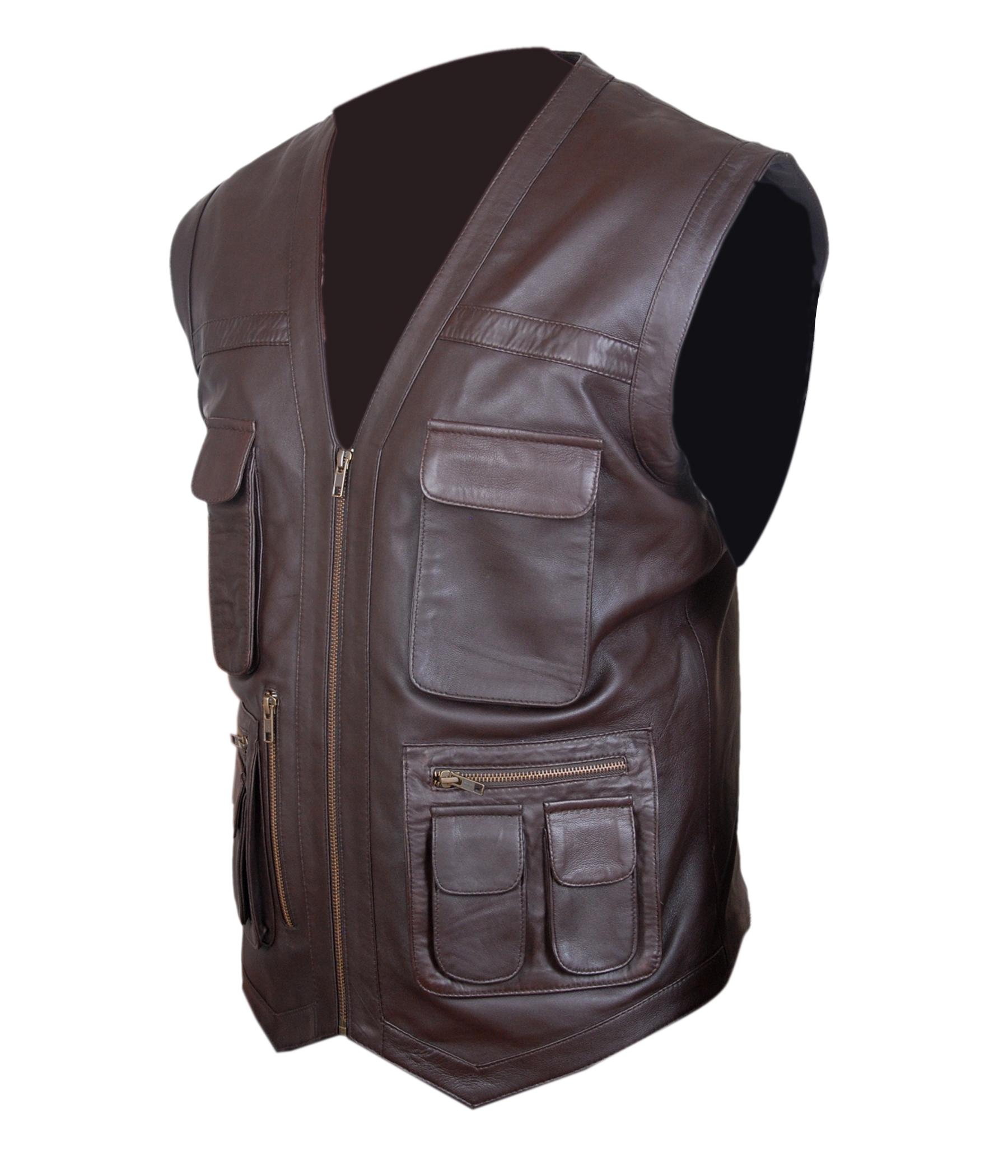 Jurrasic-Vest — close-up of interior lining and pocket