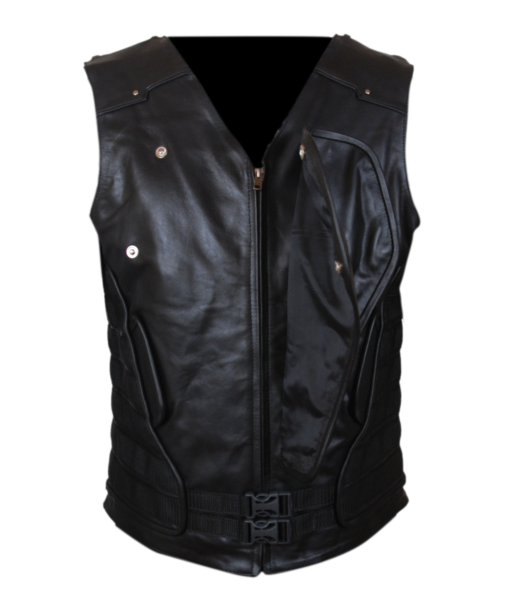 Punisher-Vest interior view showing lining and pocket