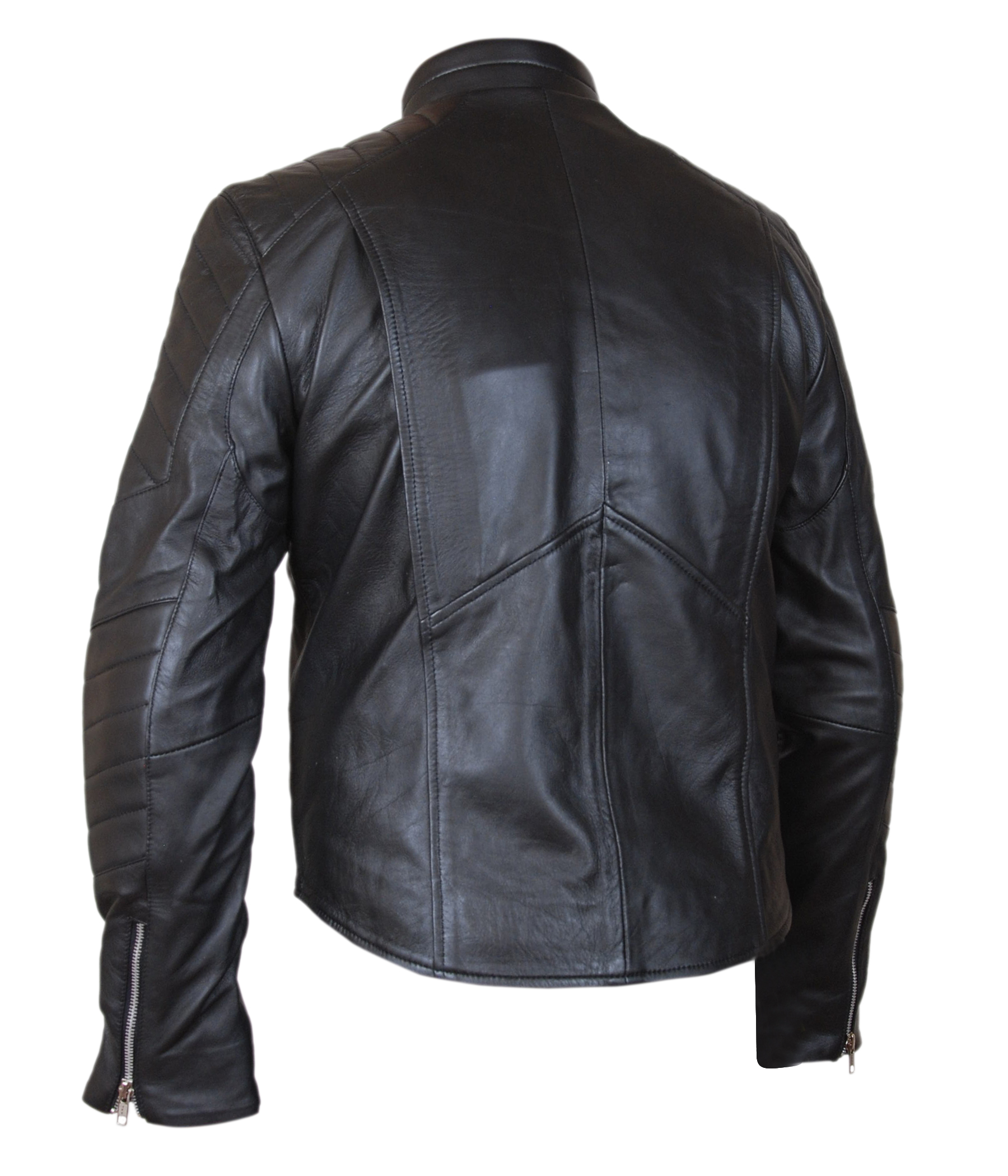 Punisher jacket side view showing fit