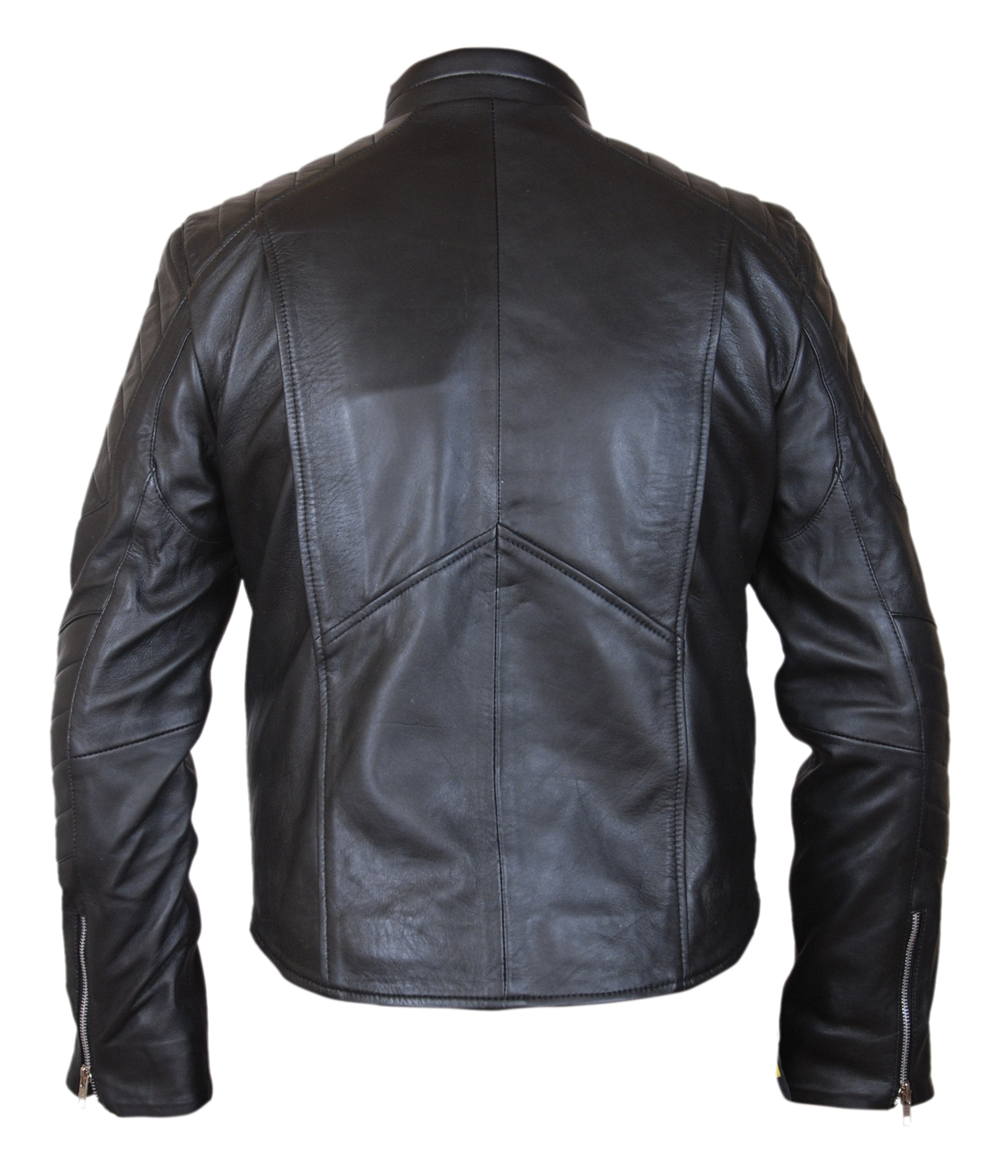 Punisher jacket detail stitching and texture