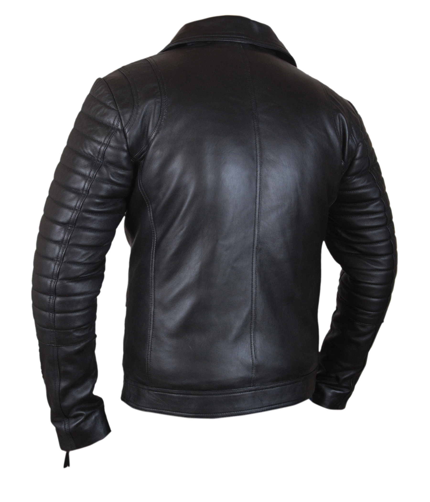 Red-Lining-Biker — back view showing clean lines and fit