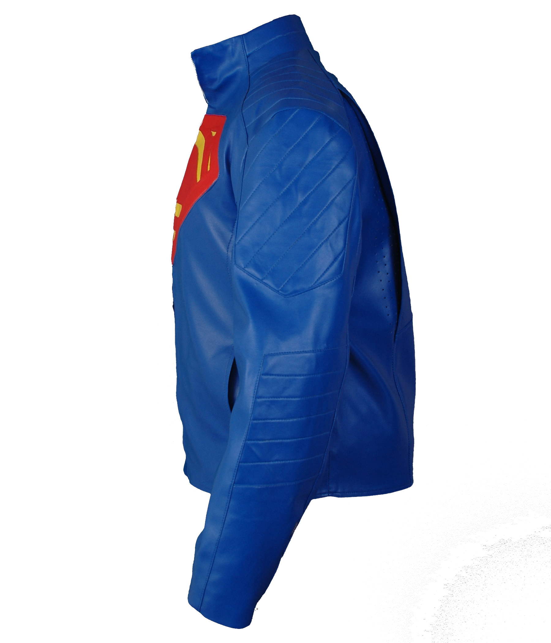 Superman-Blue — alternate view showing the jacket's back and shoulder fit