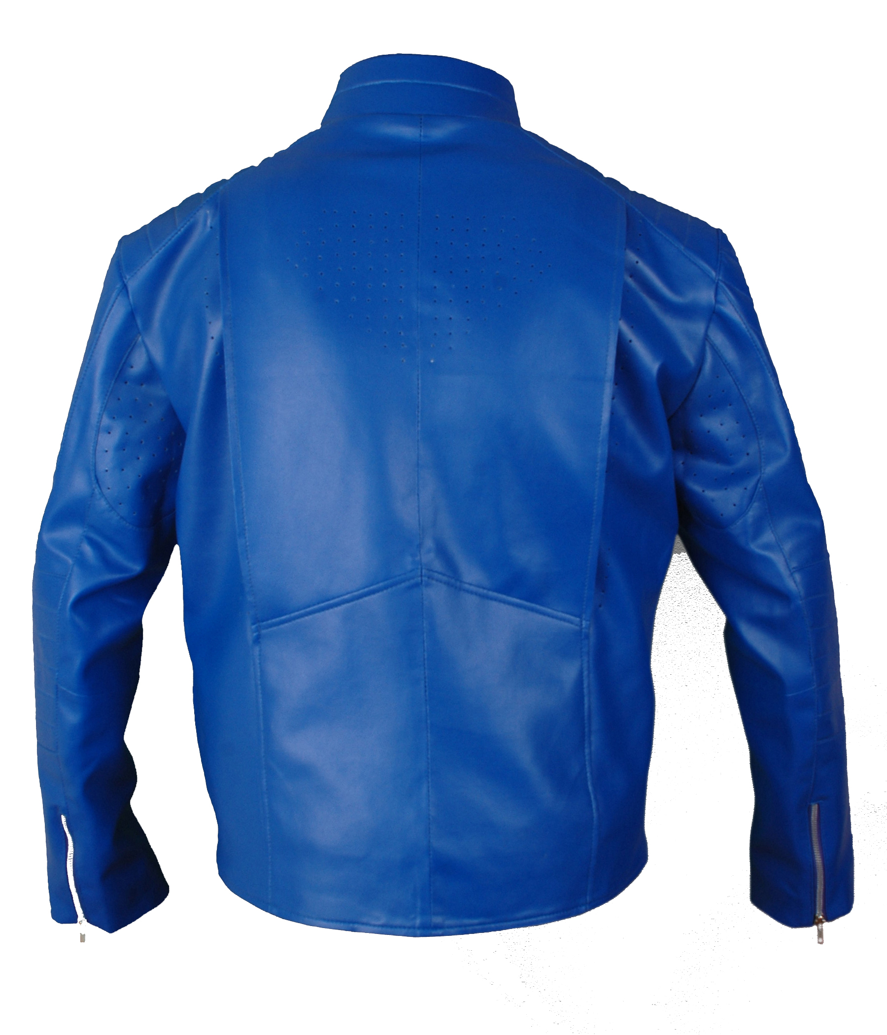 Superman-Blue — detail view showing the jacket's texture and stitching