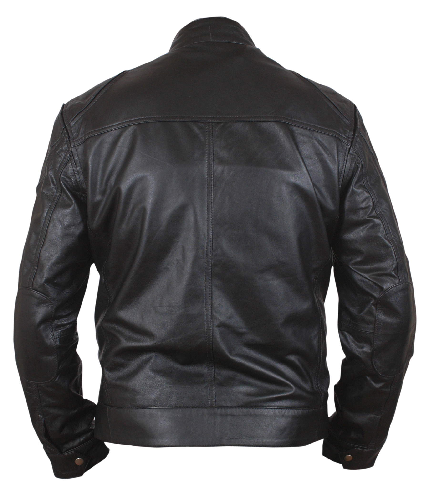 Wanted-Black — close-up of zipper and lapel detail