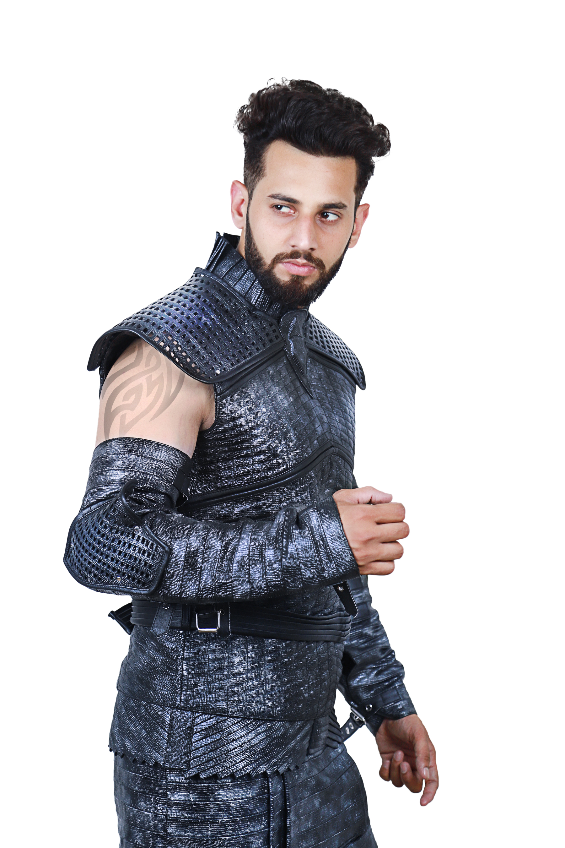 White-Walker — side profile showing fit and sleeve design