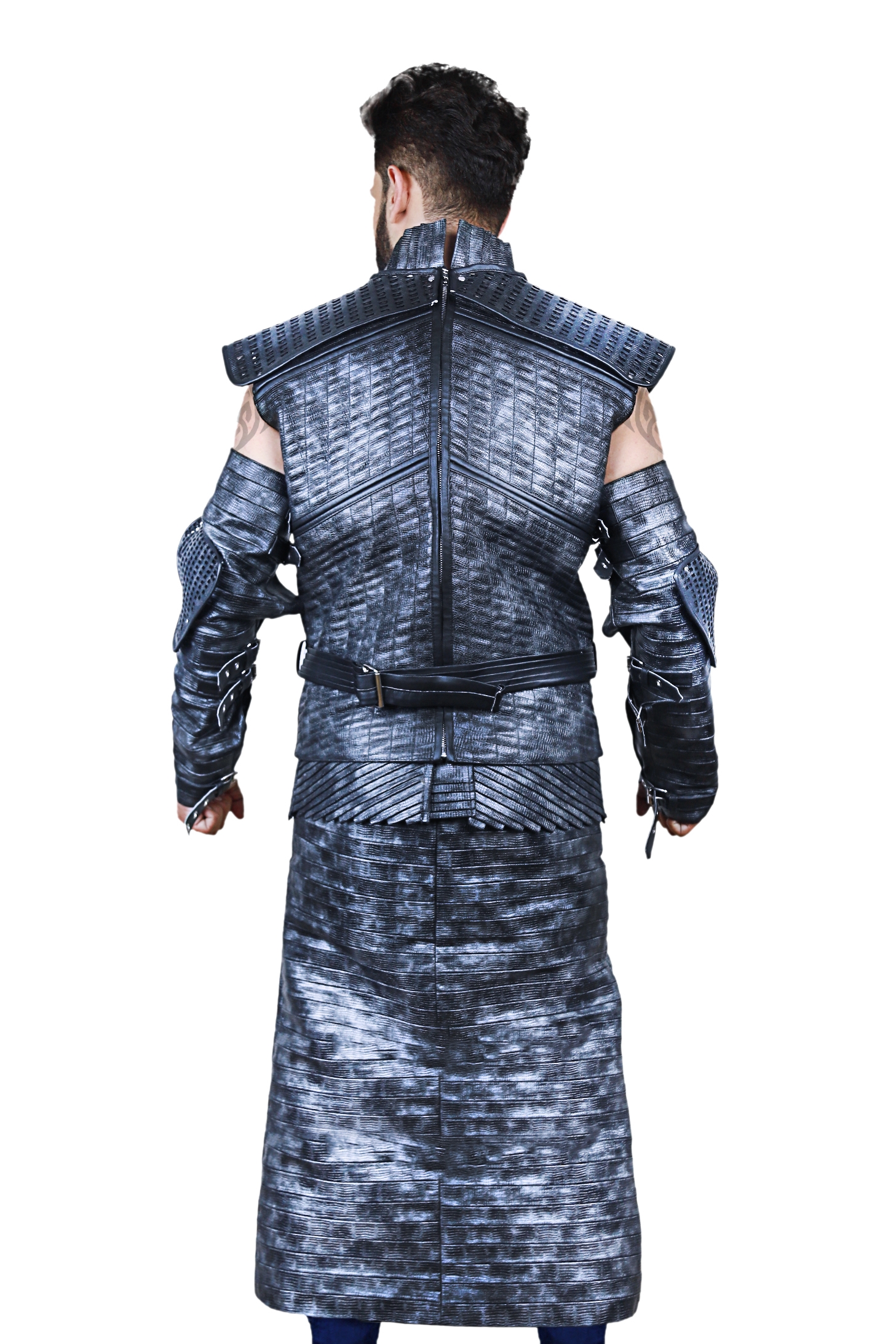 White-Walker — detail view of zipper and pocket design