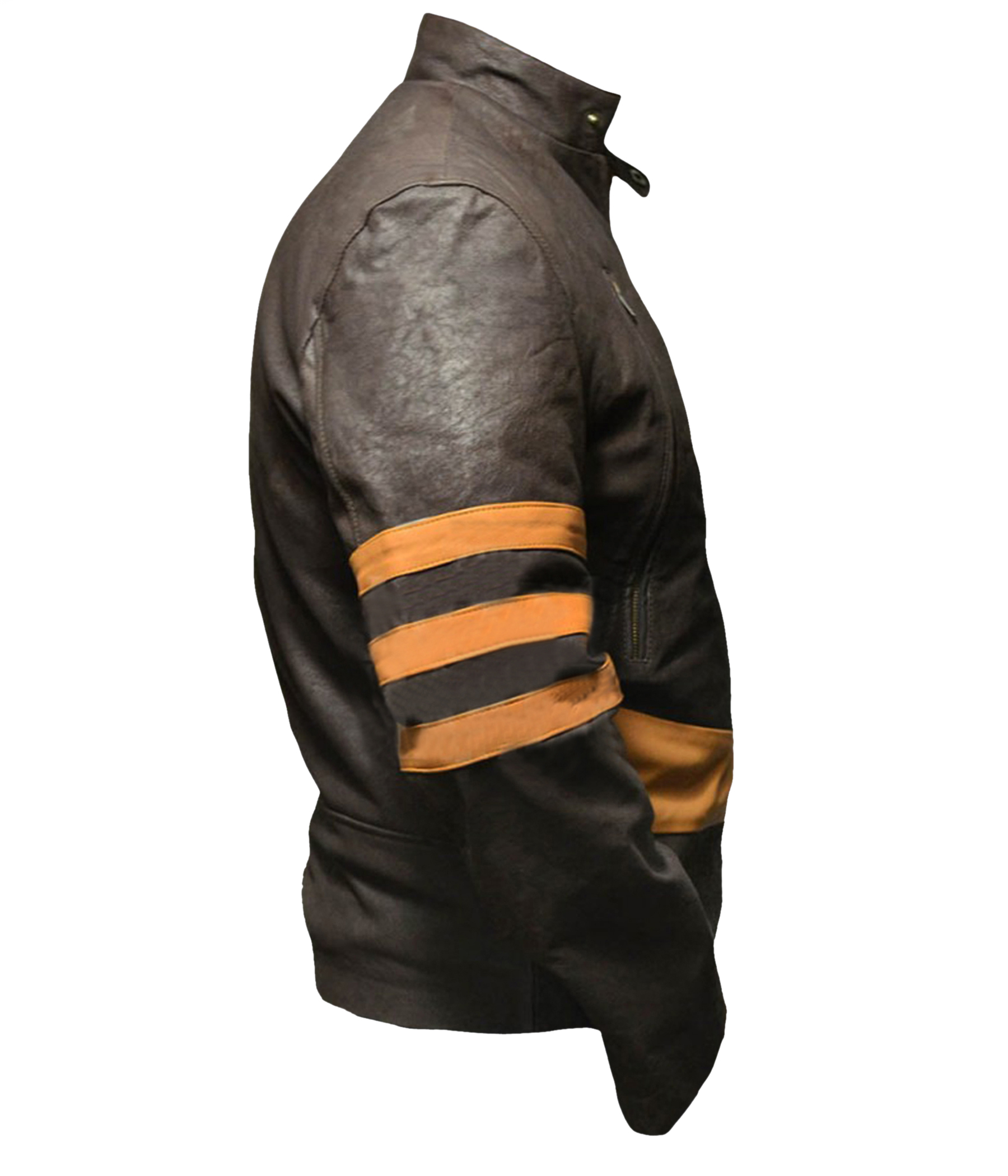 Xmen-Distressed distressed jacket – alternate view showing back and shoulders