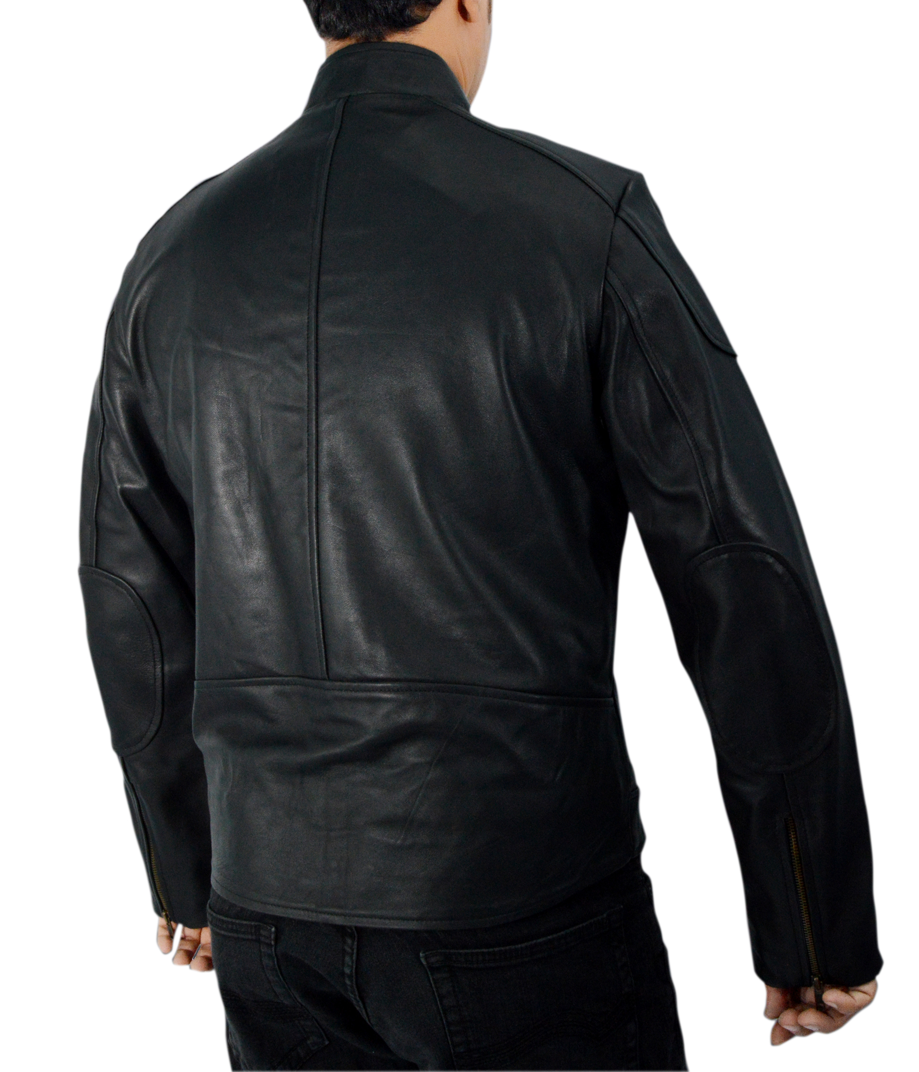 Bangkok-Plain jacket back view — clean lines and tailored finish