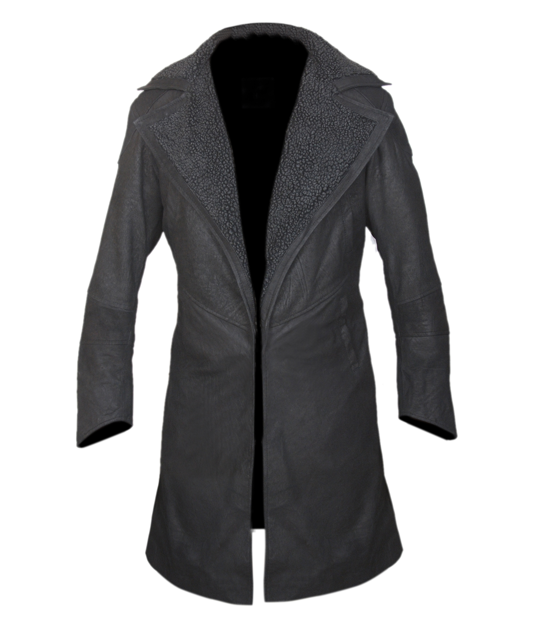 Black-Runner — main product photo showcasing front view of the leather jacket