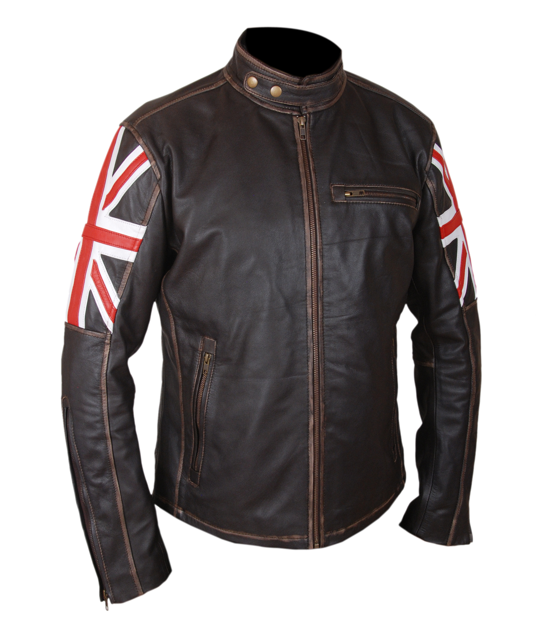 British-Flag — detail view of the pocket and zipper hardware