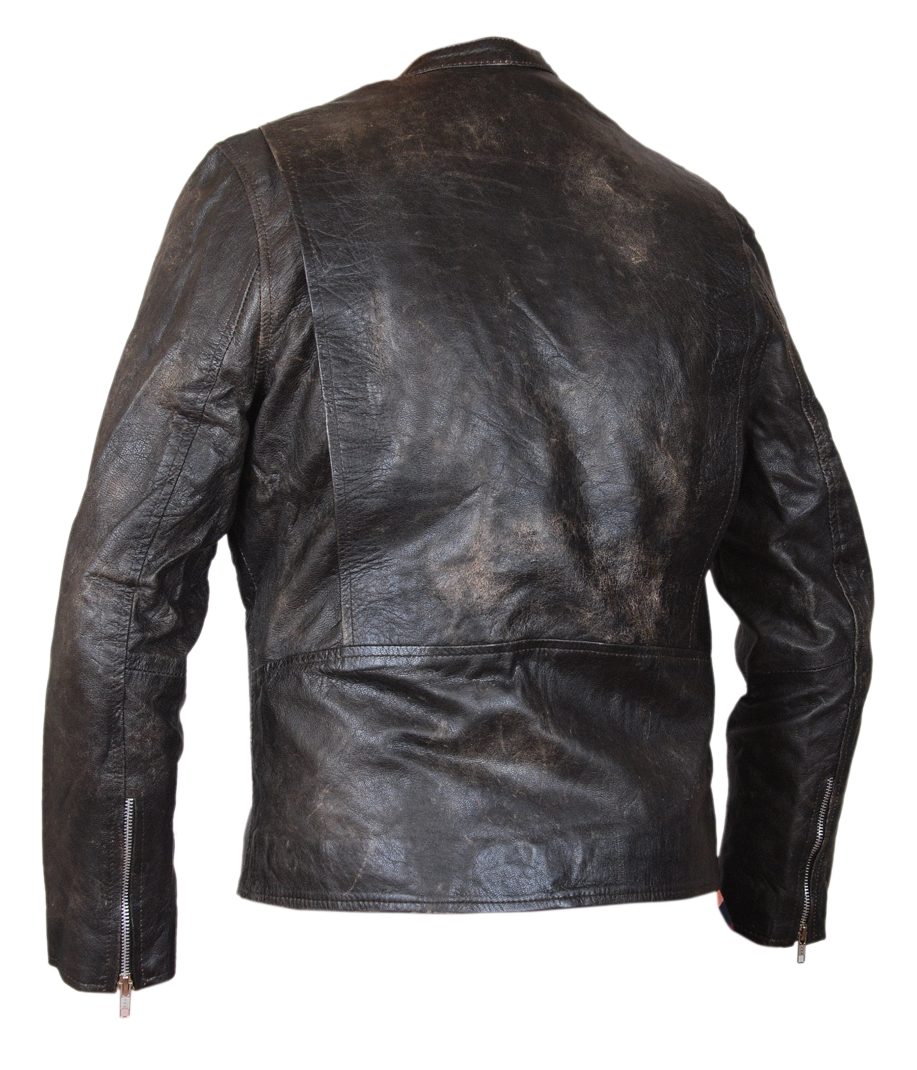 Burnt-Cow-Cracker — final detail view of the distressed leather and hardware